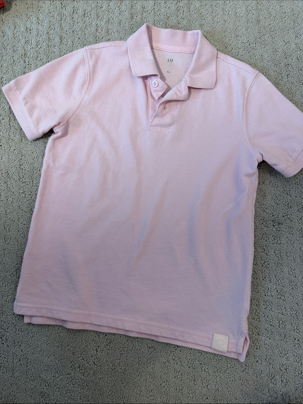 GAP Kids Polo Shirt - Pale Pink